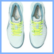 아식스 발볼 넓은 운동화 경량 러닝화_젤 레졸루션 9 우먼 와이드_에메랄드 믹스 1042A226-4000