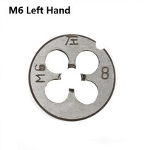 드릴탭 함마 드릴 비트 Cmcp1 pc M6 M10 M12 M14 미터법 합금강 원형 스레딩 다이 스레드 왼손 나사 태핑 도구, [01] M6 Left