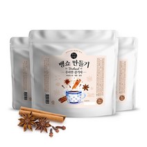 퓨어프레스 우아한차 뱅쇼만들기 뱅쇼재료 5회분, 1팩, 3팩(900g)