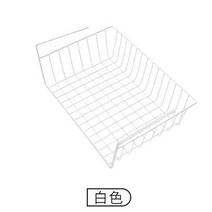 기숙사 침대 머리맡 수납 대침실 주방 찬장 옷장 레이어드 칸막이 테이블 아래 행거 선반, 1층, 스몰 화이트