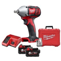밀워키 M18 BIW-502C 충전임팩렌치 18V 5.0AH 2팩 1/2인치 최대토크240Nm 타이어조립해체