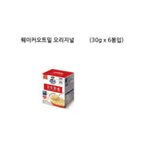 퀘이커 오트밀 오리지널, 30g, 12개
