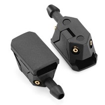 워셔액 노즐 와셔액 2x 자동차 윈드 쉴드 와이퍼 블레이드 볼보 S40 S60 S80 S90 XC60 XC90 V40 V60 V90 C30 XC40 XC70 V70, 2개