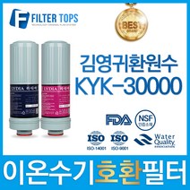 김영귀환원수 KYK-30000 이온수기 필터 호환 리디아, 선택1 - 리디아 정품 1차