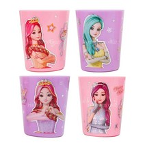 시크릿쥬쥬 요술봉 4P 컵 세트 아동 물컵 양치컵 쥬스 _ 59889EA, 1, 1