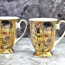 키스 마르키 머그 2p세트 본차이나 도자기컵 예쁜컵, 키스마르키머그2P세트