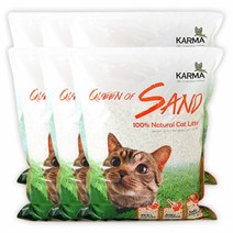 퀸오브샌드 탈취효과 고양이 천연 두부 모래 7L X 6개, 퀸오브샌드 두부 모래 7L(오리지날)