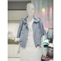 ab.f.z [ab.f.z] 자수후드반팔점퍼 (AAX3HU32H)