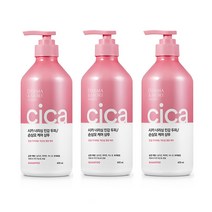 더마앤모어 시카 너리싱 샴푸, 600ml, 3개