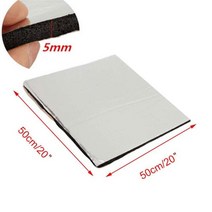 5mm 자동차 두꺼운 알루미늄 섬유 머플러 면 자동차 자동 펜더 열 방음 매트 자동차 방음 매트, 50x50cm