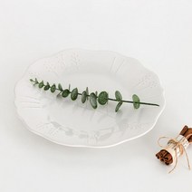 몬즈 엘포레 노바 도자기 30cm 원형접시 특대 1p, 로사핑크