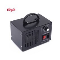 공기청정기 60g 오존 발생기 110V/220V EU 미국 플러그 공기 청정기 살균기 홈 클리너 치료 제거 포름 알데, 04 Black A_01 110V_02 미국