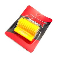 KAWASAKI Ninja 250R/300/400/500R/650/650R/1000 ZZR 400/600/1100/1200 시프트 레버 커버용 풋 작동 기어 페달 패드, 05 YELLOW