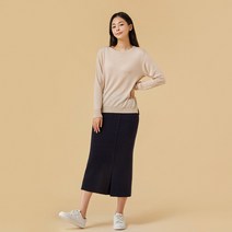 [JAJU/자주] 여 올데이 니트 스커트_네이비