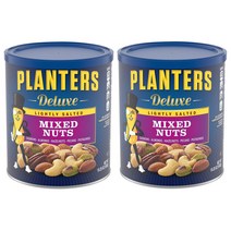 Planters Deluxe Lightly Salted Mixed Nuts 플랜터스 견과류 디럭스 라이틀리 솔티드 저염 믹스너트 15.25oz(432g) 2팩, 1개