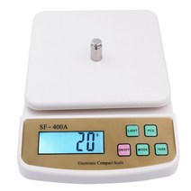 공구 주방 저울 2/5/10Kg 1g/0.1g Libra 디지털 계산 무게 전자 SF-400A, 한개옵션0
