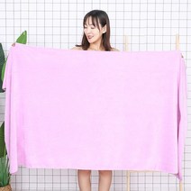 빠른 건조 홈 호텔 대형 마사지 비치 목욕 가운 부드러운 미용실 스팀 침대 시트 성인용 목욕 타월 바스타올, 80x190cm, 연보라색