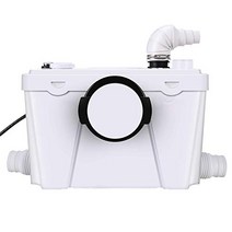 INTELFLO 배수압 송분쇄 펌프 500W 토출량 100LMIN 최대 양정 65M 가정·화장실·버싱크용 오수 펌프 탱크 폐수 처리 오수 오물용 배수 펌프 수중 펌프