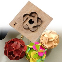 목형 가죽재단 DIY 패턴 커터 프레스 절곡 철판 가죽공예 도구크리 에이 티브 수국 펜던트 절단 금형 가죽 공예 가죽 수국 템플릿 diy 장식 만들기 가죽 다이, 02 35mm