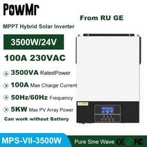 mppt 100a 3500w 24vdc hybrid pure sine wave off grid solar inversor max pv 5000w remove lcd can work, 24v, 230v, 협력사