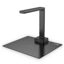 북스캔 13MP OCR 문서 카메라 자동 책 스캐너 A4 휴대용, 01 Black_03 UK