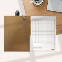 [천삼백케이] [라이브랠리] I AM MEGAN 크라프트 바인더 + A5 MEMO PAD 세트, I AM MUMU(무지)