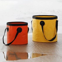 다용도 접이식 방수 버킷 주머니 20L / 족욕 보관 설거지 초보캠핑 해루질