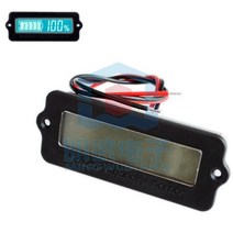 블루/그린 12V LY6W 납산 배터리 용량 표시기 LCD 디지트 디스플레이 미터 리튬 전원 검출기 테스터 전압계, [02] Yellow Green, 02 Yellow Green