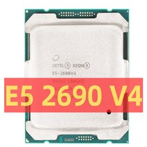 XEON E5 2690 V4 마더보드 2.6GHz 14 코어 28 스레드 프로세서 L3 35M 135W A 2011-3 CPU DDR4 X99, [02] CPU