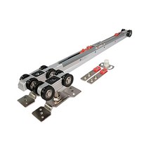 목문용(오메가타입) EMD 505 댐퍼로라세트(50kg이하용) _미닫이문부속 슬라이딩문부속 하부가이드 슬라이딩레일 행거레일 슬라이딩도어레일 댐핑레일 천정설치 벽면설치 포켓도어