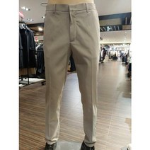 이랜드 [크로커다일]크로커다일 남성 봄 면터치 폴리 (피치가공) 슬림 면바지 A8PT1501
