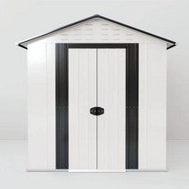 농막 보관 캐비닛 조립식 판넬 이동식 미니 주택 창고, B유형 아연 도금 1.4제곱미터 (무료도구)