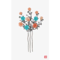NASCHENKA 나스첸카 혜여 [나스첸카] tvN 철인왕후 협찬 _ 한아름 은뒤꽂이 전통장신구 한복악세사리 옆꽂이