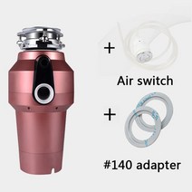 음식물 처리 분쇄기 JIQI 560W 쓰레기 처리기 식품 잔류 물 하수도 무선/공기 스위치 220V, [03] 140 Air switch