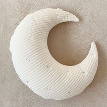 [돗투돗x마롤로뜨] 누빔 자수 달쿠션 수유쿠션 등쿠션 아기 베개 애착인형 신생아, 누빔자수달쿠션(커버+속통)_살랑데이지