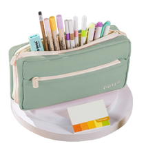 ANGOO 크림 네모난 대용량 파우치, (주)ANGOO크림네모파우치-연두, (주)ANGOO크림네모파우치-연두