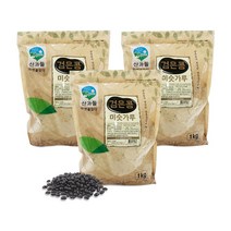 산과들 검은콩미숫가루 1kgx3봉 아침식사대용, 3개, 1kg