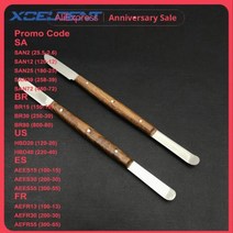 치과용 치과 실험실 인상 재료 석고 주걱 왁스 나이프 블레이드 커터 2 개