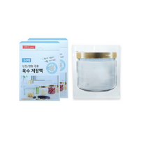 생활을그리다 유리병 디자인 육수 저장팩 15 x 18 cm 400ml 50p, 소(S), 2개