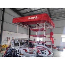 그늘막 경운기 장마 여름 햇빛가리개 방수커버 차양막, 2.4mx2.4m(Xingyueshen)