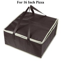 도시락 피크닉 보온보냉가방 15 16 절연 피자 배달 가방 쿨러 가방 방수 절연 접는 휴대용 아이스 팩 식품 열 가방 식품 가방, 16인치 커피