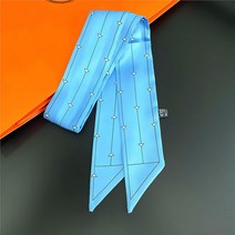 스카프 2021 새로운 디자인 격자 무늬 인쇄 스키니 봄 스카프 여성 럭셔리 브랜드 가방 여름 Neckerchief