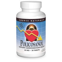 Source Naturals 소스내추럴스 폴리코사놀 20 Mg Tablet 30 Count, 이미지참조, 1세트