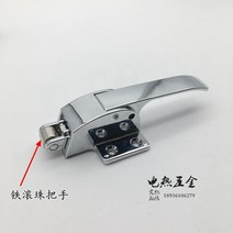 전기홈베이킹 미니오븐 생선구이 오리구이 양꼬치 컨벡션 삼겹살 피자 오븐레인지 핸들 냉동고 테스트 상자 도어 잠금 핸들 핸들 패스 창 도어 핸드 도어 버클 스팀 캐비닛, a03-아이언 볼 핸들