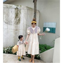 여성 원피스 모녀룩 커플치마 키즈원피스 촬영용 하객패션