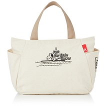 [루트] SNOOPY 스누피 작은 캔버스 토트 백 IP 델리 Peanuts 7D 8222 여성 Surf