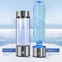 수소생성기 수소 발생기 컵 워터 필터 430ML 알칼리성 제조기 수소가 풍부한 물 휴대용 병 Lonizer 순수 H2 전기 분해, [01] WHITE, 01 WHITE