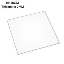 투명 아크릴 시트 반투명 보드 폴리 메틸 메타 크릴 레이트 두께 1mm9mm 크기 10x2, 10x20cm+2mm