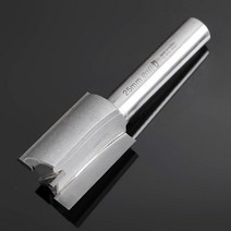 [SoBit] 루타 일자비트 25mm(바닥날)/라우터비트/12샹크/홈가공/ 목공비트/목공공예/비트날/라우터날, 1개