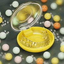 틀니 케이스 휴대용 교정기 보관통 청결한 보관케이스, 그린